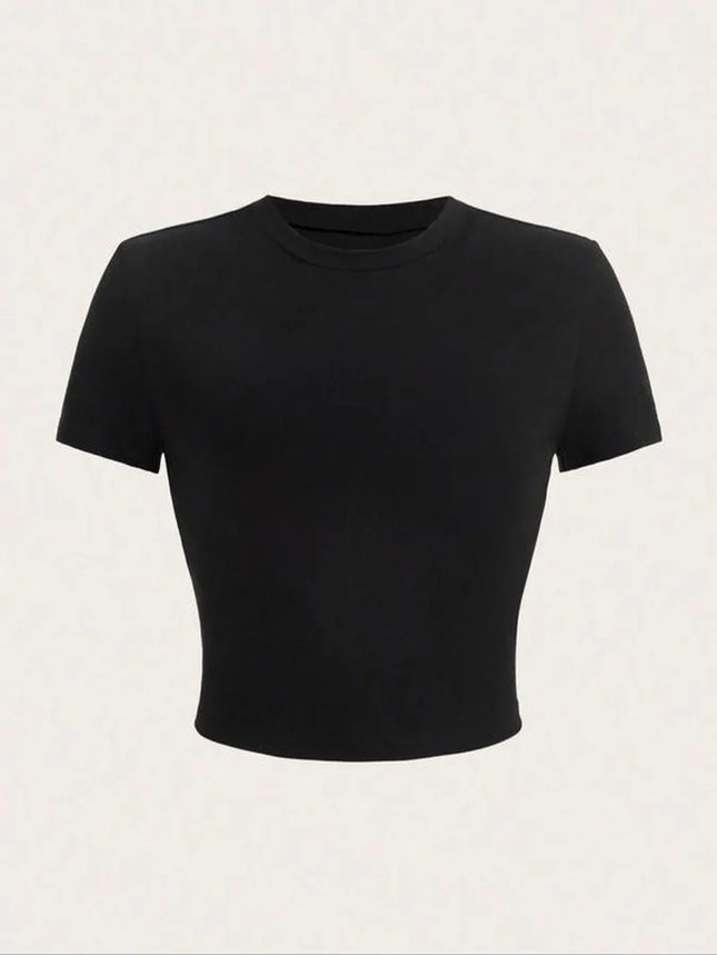 Women'S Letter Print round Neck Graphic Tee, Vintage Trendy Casual Soft Shortsleeve T-Shirt for Daily Wear, Graphic Tees, Lady Comfort Summer Outfit