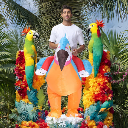 Inflatable Parrot Costume for Adult Blow up Halloween Costumes