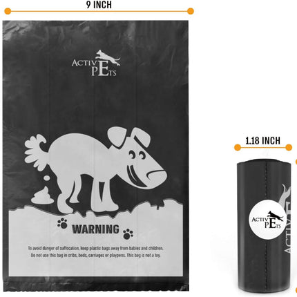 Extra Thick Lavender-Scented Dog Waste Bags - Leak-Proof & Easy-Tear for Eco-Friendly Poop Disposal