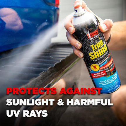 91034-12PK Trim Shine – Black Trim and Plastic Restorer for Cars – Vinyl and Plastic Trim Protectant Coating for Interior and Exterior Use – Fast-Drying No Sling – 12 Oz (Pack of 12)