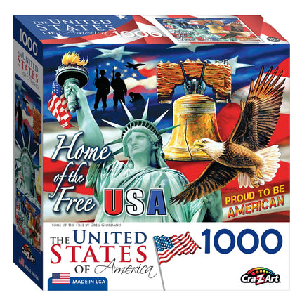1000-Piece Home of the Free Adult Jigsaw Puzzle
