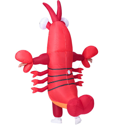 Adult Inflatable Lobster Costume Full Body Blow up Lobster Costume for Halloween Party and Cosplay