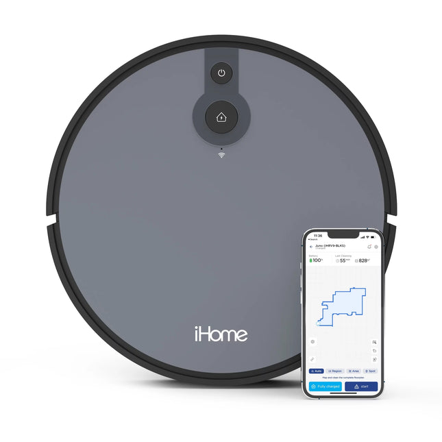Autovac Juno Robot Vacuum, Mapping Technology, Strong Suction, 120 Min Runtime, App + Remote Control, New
