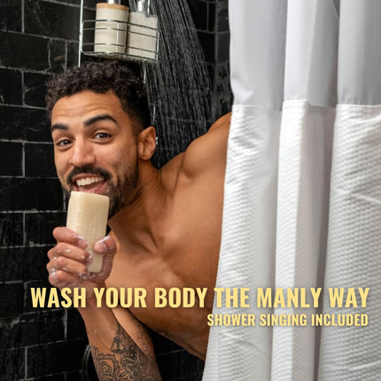 Man Bar 3-Piece Gift Set - No Harmful Chemicals - Good for All Skin Types - Made in the USA
