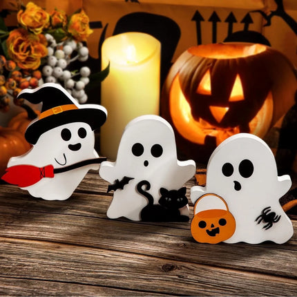 Halloween Decorations Indoor Halloween Tabletop Decor Centerpieces Rustic Farmhouse Halloween Decorations for Home