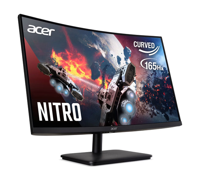 Nitro 27" FHD (1920X1080) Curved 165Hz Gaming Monitor, Black, ED270R Sbiipx, New