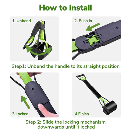 Pooper Scooper,Folding Dog Poop Scooper for Large Small Dogs,Portable Dog Poop Pick up Tool for Yard,Grass,Dirt,Gravel