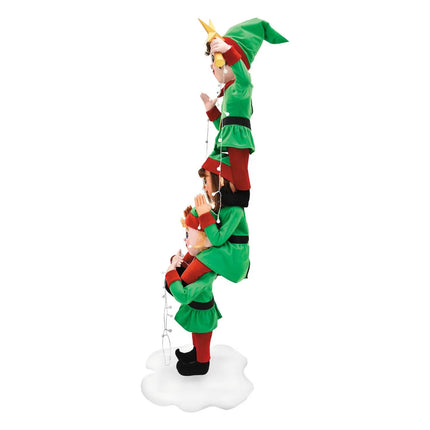 Toys TT93145 6 Ft. 5 3/4" Light-Up LED Elf Stack with Sound Indoor & Outdoor Christmas Decoration