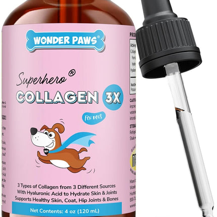 Premium Collagen for Dogs – Liquid Collagen for Dogs with Hyaluronic Acid - 4 Oz