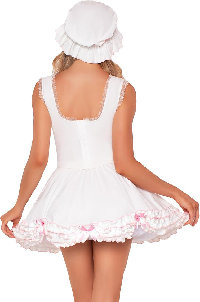 Women’S 3 PC Little Bo Peep Costume Cute Halloween Costumes Adult
