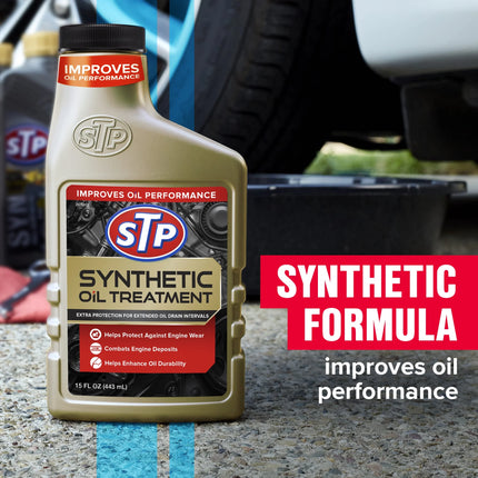 Synthetic Oil Treatment Engine Oil Additive, 15 Fl Oz