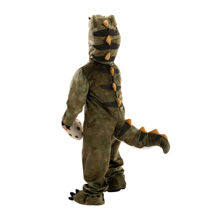 T-Rex Dinosaur Animals Costumes Jumpsuit with Toy Egg for Kids Halloween Dress-Up Party 2-7 Years