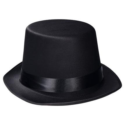 Top Hat Costume Accessory for Adults, Black, Halloween by