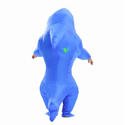 Inflatable Shark Costume Blow up Costume Party Game Halloween Costume Cosplay Fancy Party Costume