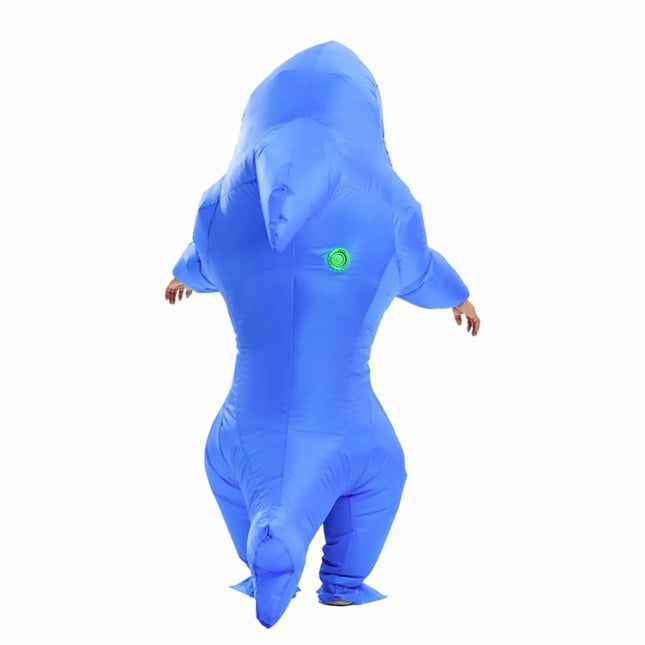 Inflatable Shark Costume Blow up Costume Party Game Halloween Costume Cosplay Fancy Party Costume