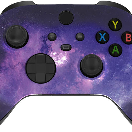 Custom Shell for Xbox Series X & S Controller, Nebula Galaxy Replacement Cover Front Housing Cover for Xbox Core Controller Wireless