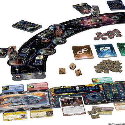 Star Wars Outer Rim Board Game - Strategy Game, Fun Family Adventure for Teens & Adults, Ages 14+, 1-4 Players, 3-4 Hour Playtime