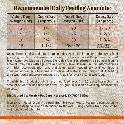 Lil’ Plates Premium Grain Free Dry Dog Food for Small Dogs, Real Texas Beef and Sweet Potato Kibble - 20.0 Lb. Bag