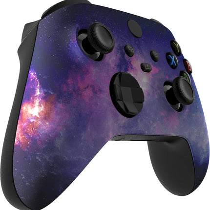 Custom Shell for Xbox Series X & S Controller, Nebula Galaxy Replacement Cover Front Housing Cover for Xbox Core Controller Wireless