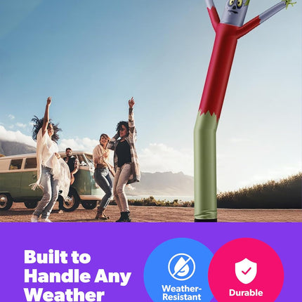Halloween Air Dancers Inflatable Tube Man Set | 20Ft Monster Wacky Waving Inflatable with 12-Inch Blower | Outdoor Halloween Decorations & Halloween Blow Ups for Business or Yard Display