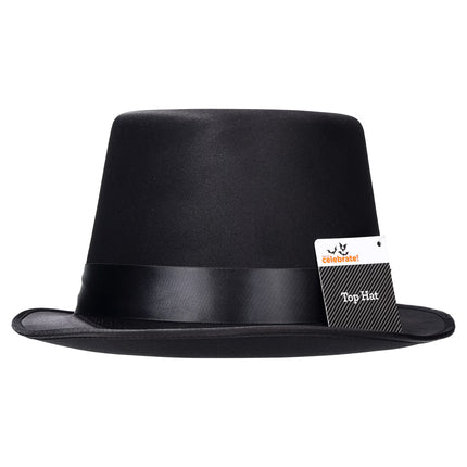 Top Hat Costume Accessory for Adults, Black, Halloween by