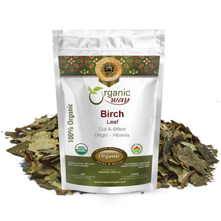 Organic Way Birch Leaf Cut & Sifted - Organic, Kosher & USDA Certified