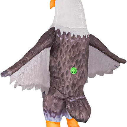 Inflatable Eagle Mascot Costume for Adult Blow up Eagle Costume Funny Halloween Cosplay Costume Outfit