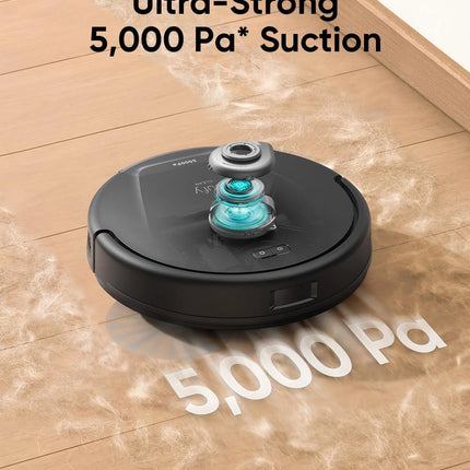 L60 Robot Vacuum with Self Empty Station, Hair Detangling Technology, up to 60 Days Hands Free Cleaning, 5,000 Pa Suction, Remove Hair, Dust
