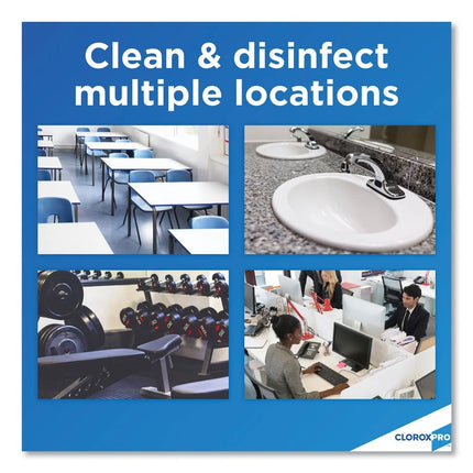 15948 7 In. X 8 In. 1-Ply Disinfecting Wipes - Lemon Fresh, White (75/Canister, 6/Carton)