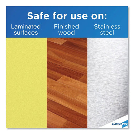 15948 7 In. X 8 In. 1-Ply Disinfecting Wipes - Lemon Fresh, White (75/Canister, 6/Carton)
