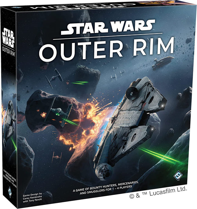 Star Wars Outer Rim Board Game - Strategy Game, Fun Family Adventure for Teens & Adults, Ages 14+, 1-4 Players, 3-4 Hour Playtime