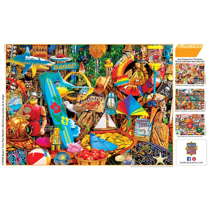 1000 Piece Puzzle - Beach Time Flea Market - 19.25"X26.75"