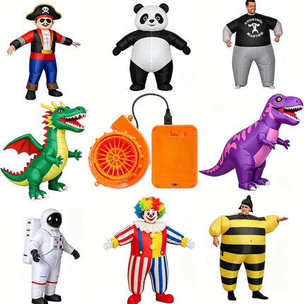 Inflatable Costume Fan Replacement, Mini Blower Fan Pump for Dinosaur