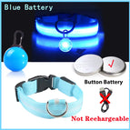 Blue Button Battery / Xxl Neck 43-62 Cm