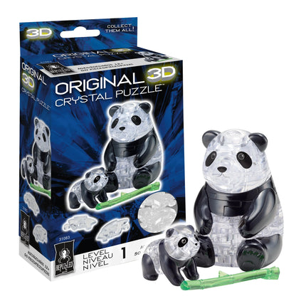 Panda and Baby Original 3D Crystal Puzzle from , Ages 12 and Up