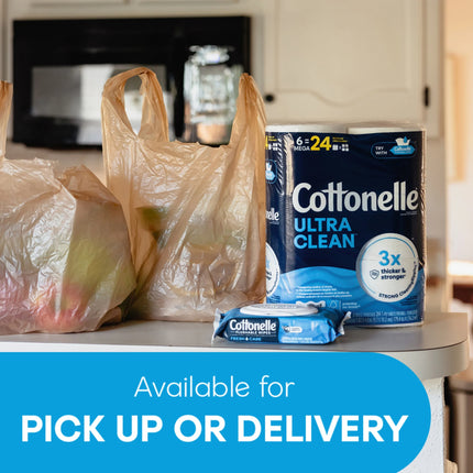 Ultra Clean Toilet Paper, Strong Toilet Tissue, 6 Mega Rolls