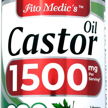 Lab | Castor Oil Pills |220 Softgels |1500 Mg| Castor Oil Capsules | Castor Oil