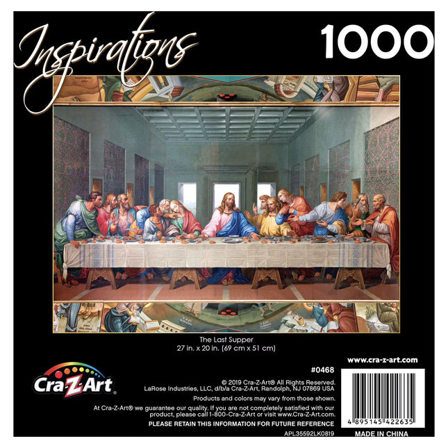 Inspirations 1000-Piece Last Supper Jigsaw Puzzle