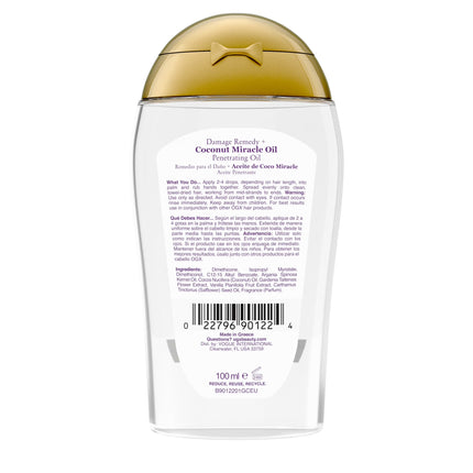 Coconut Miracle Oil Penetrating Hair Oil Treatment