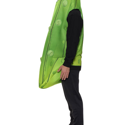 Halloween Pickle Costume for Adult, Unisex Food Costume, Funny Costume for Men, Fruit Jumpsuit for Halloween Fancy Dress Costume