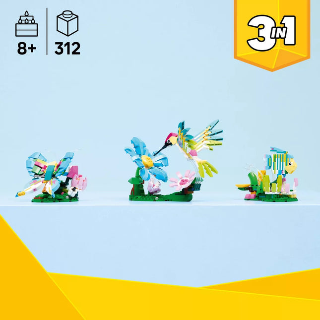 LEGO Creator 3 In1 Wild Animals: Colorful Hummingbird 31384