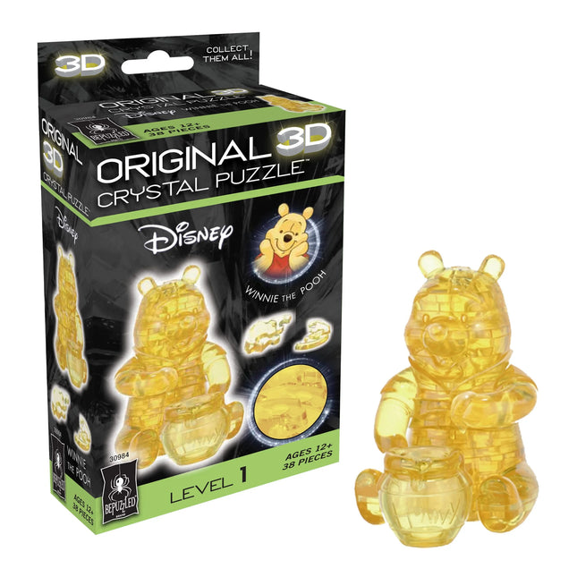 Winnie the Pooh Original 3D Crystal Puzzle from Bepuzzled, Ages 12 and Up