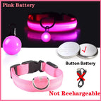 Pink Button Battery / Xxl Neck 43-62 Cm