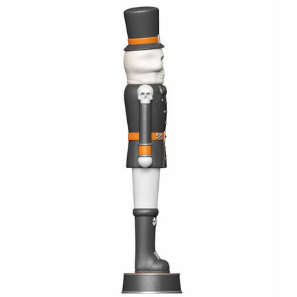 Giant Animated Skeleton Nutcracker Decoration, Black and Orange, 72", Halloween by