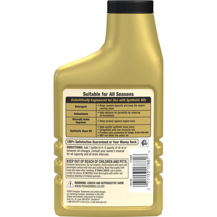 Synthetic Oil Treatment Engine Oil Additive, 15 Fl Oz