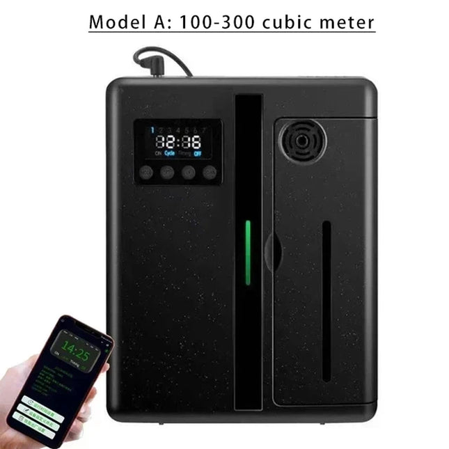 Room Fragrance Diffuser Wall Mounted Hotel Air Freshener Bluetooth Flavoring Diffuser for Essential Oil Electric Smell for Home