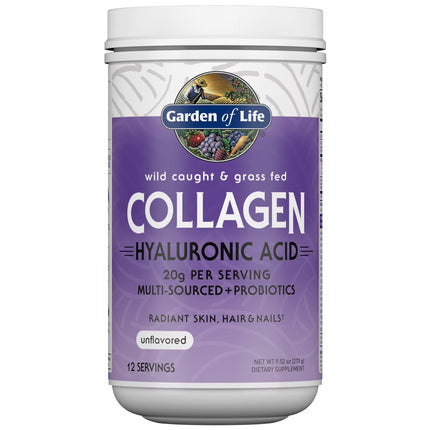 Wild Caught & Grass Fed Collagen Hyaluronic Acid, 12 Servings