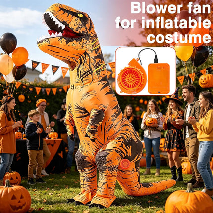 Inflatable Costume Fan Replacement, Mini Blower Fan Pump for Dinosaur