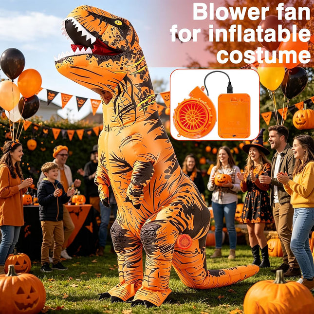 Inflatable Costume Fan Replacement, Mini Blower Fan Pump for Dinosaur