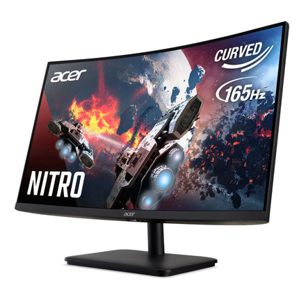 Nitro 27" FHD (1920X1080) Curved 165Hz Gaming Monitor, Black, ED270R Sbiipx, New